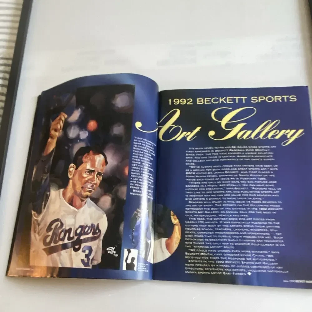 Beckett Baseball Card Monthly Price Guide Magazine 1992 Kirby Puckett Cover